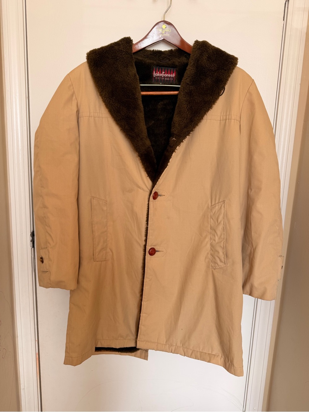 Vintage Overcoat By Lake Forest